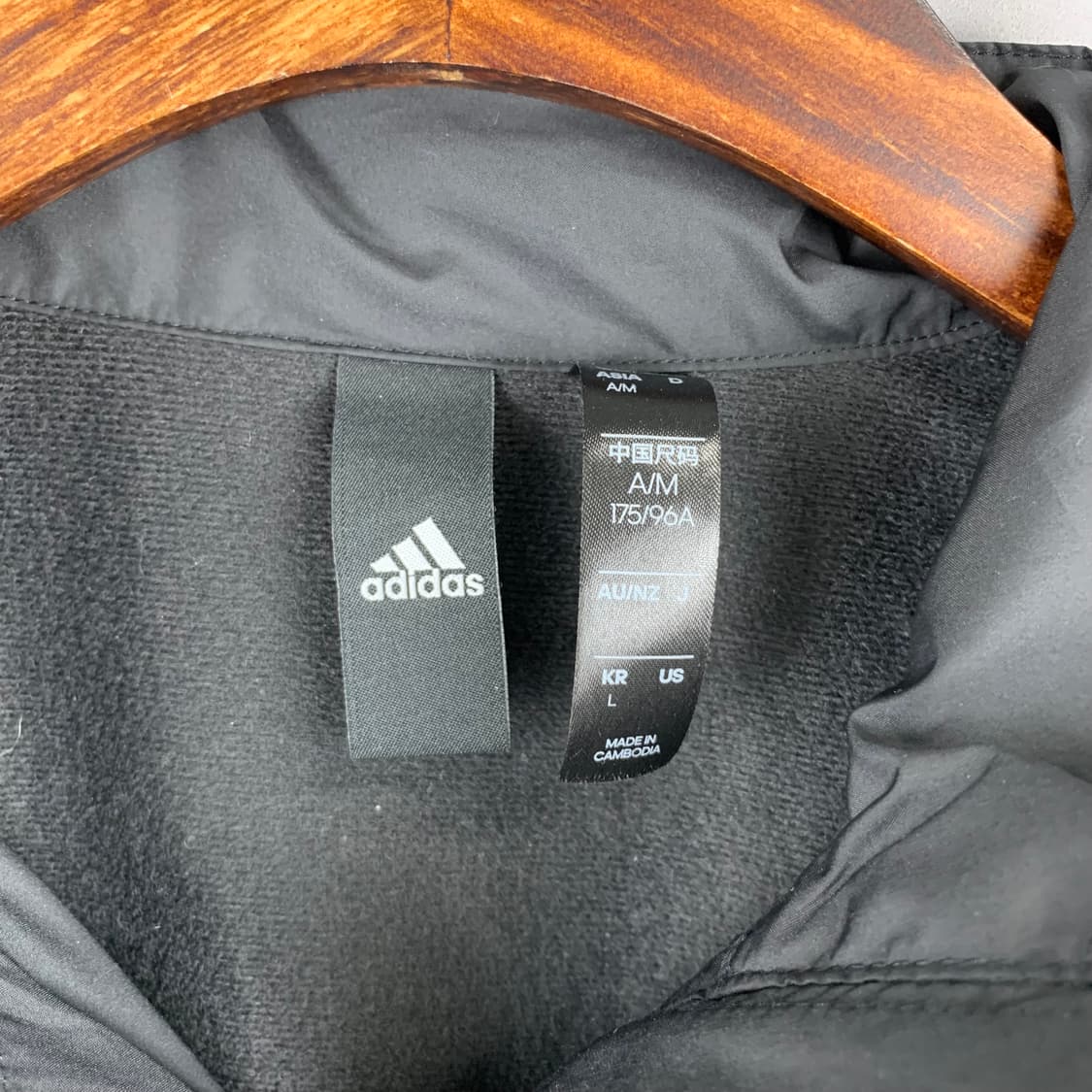 아디다스 사이드라인 블랙 바람막이 상품이미지6