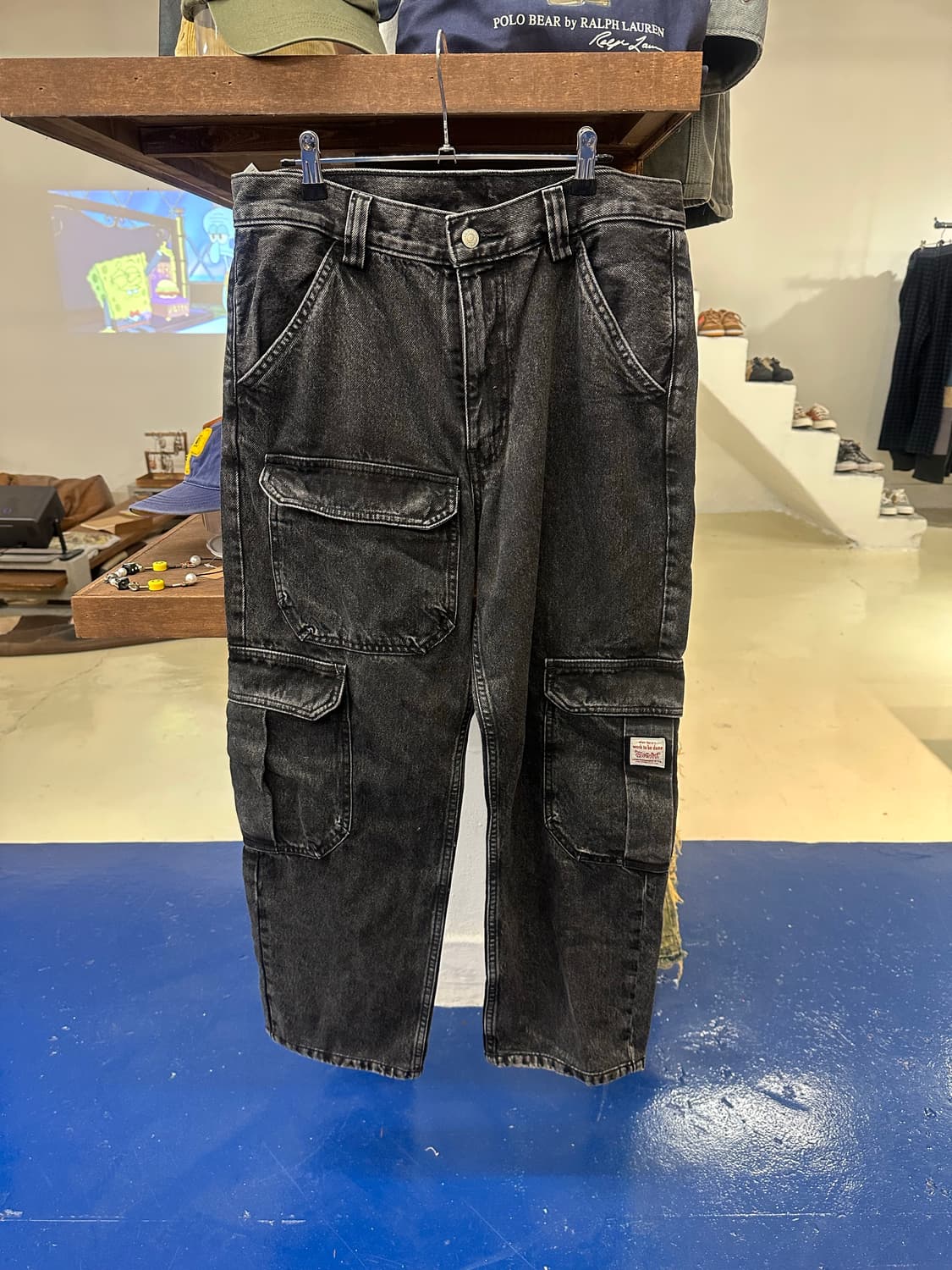 리바이스 블랙데님 카고 팬츠  상품이미지1