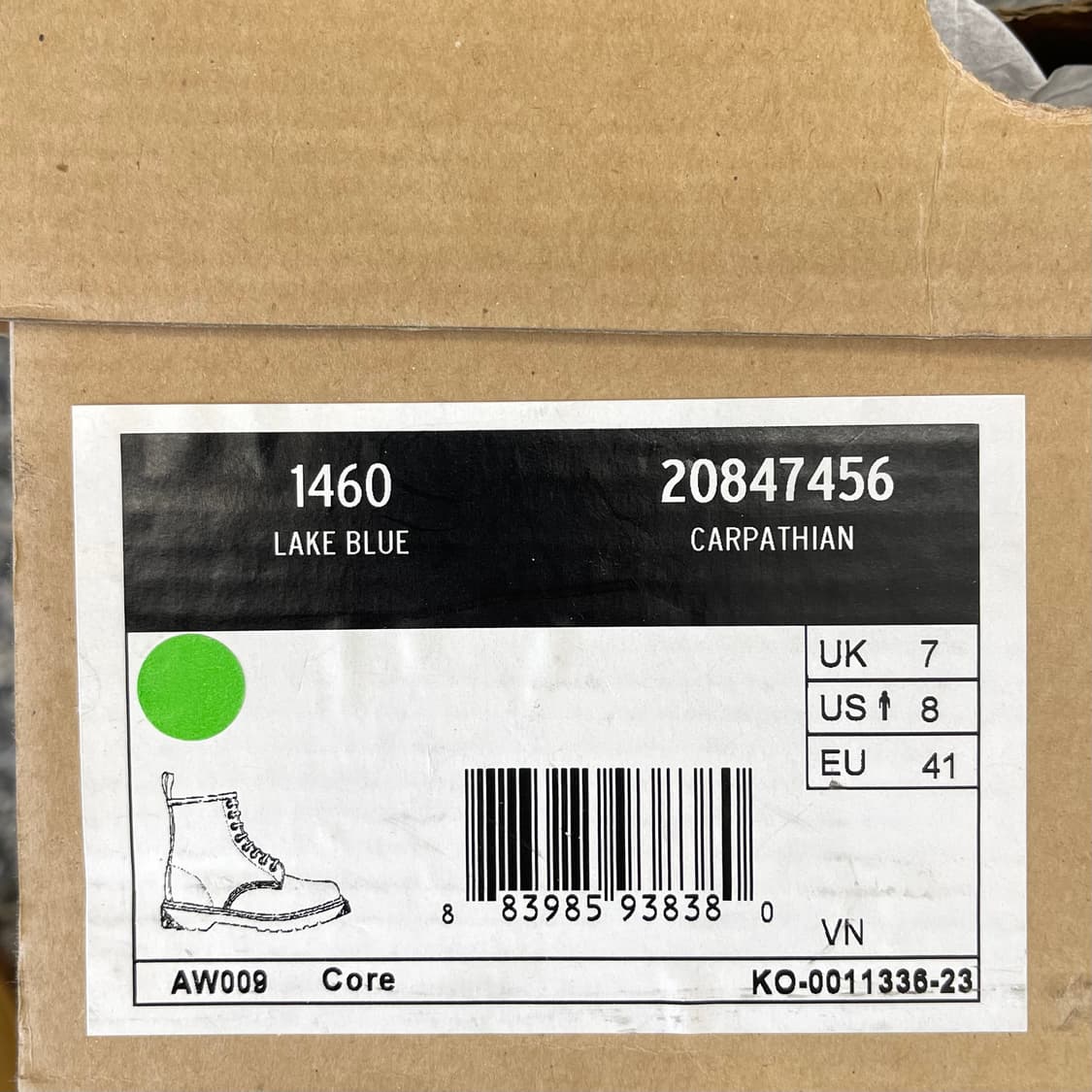 닥터마틴 1460 레이크블루 260 상품이미지7