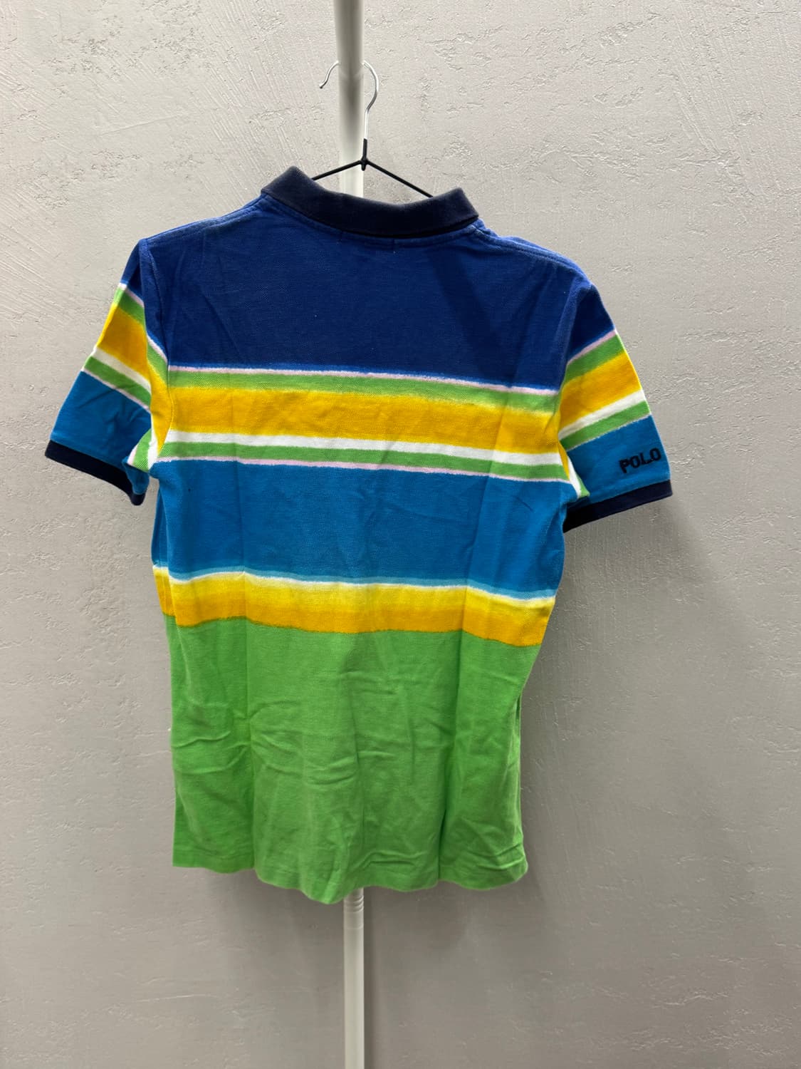 폴로 랄프로렌 스트라이프 반팔 카라티 L 상품이미지9