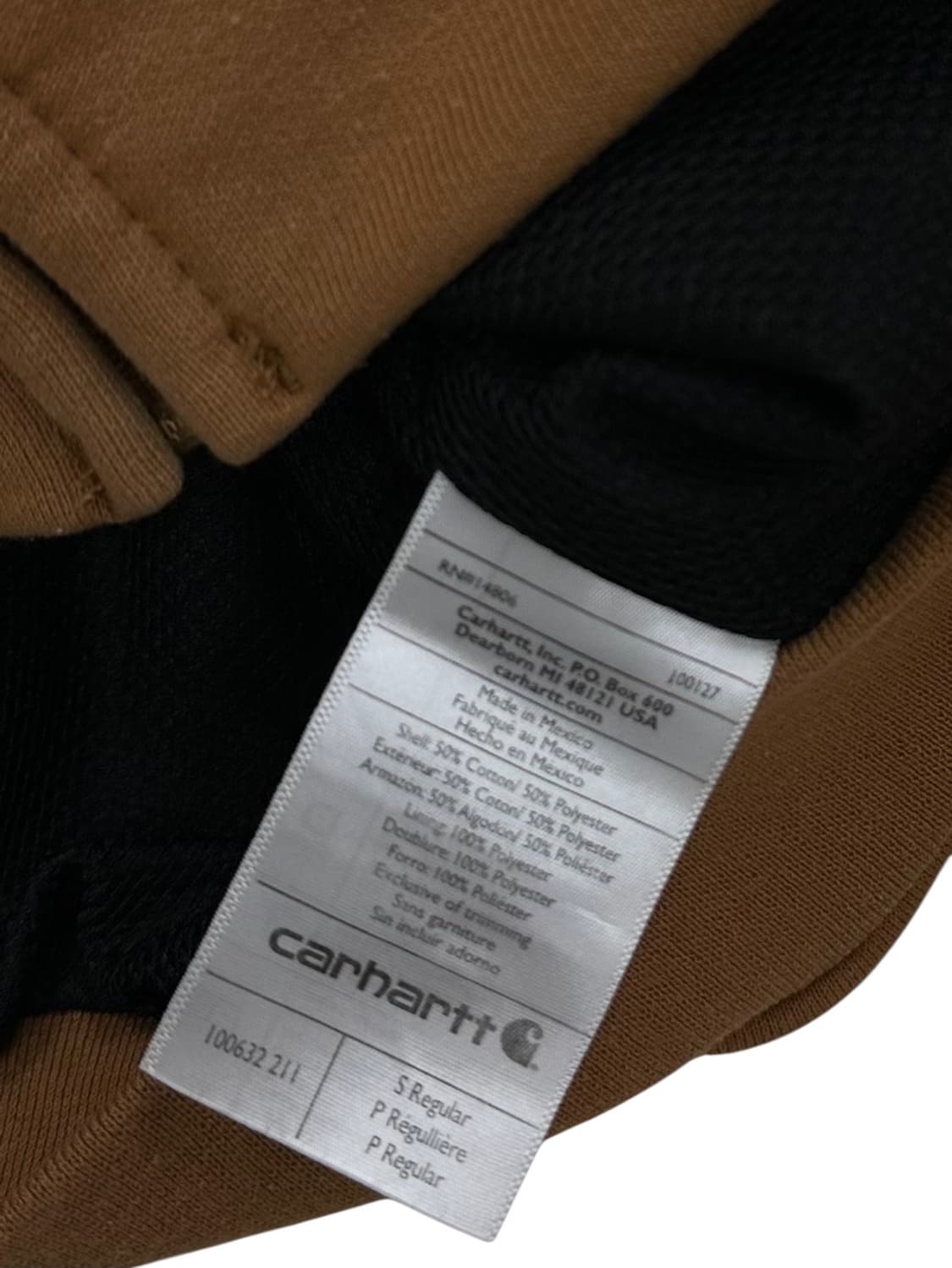 칼하트 써멀 후드집업 된장색 브라운 (S~XL) 상품이미지7