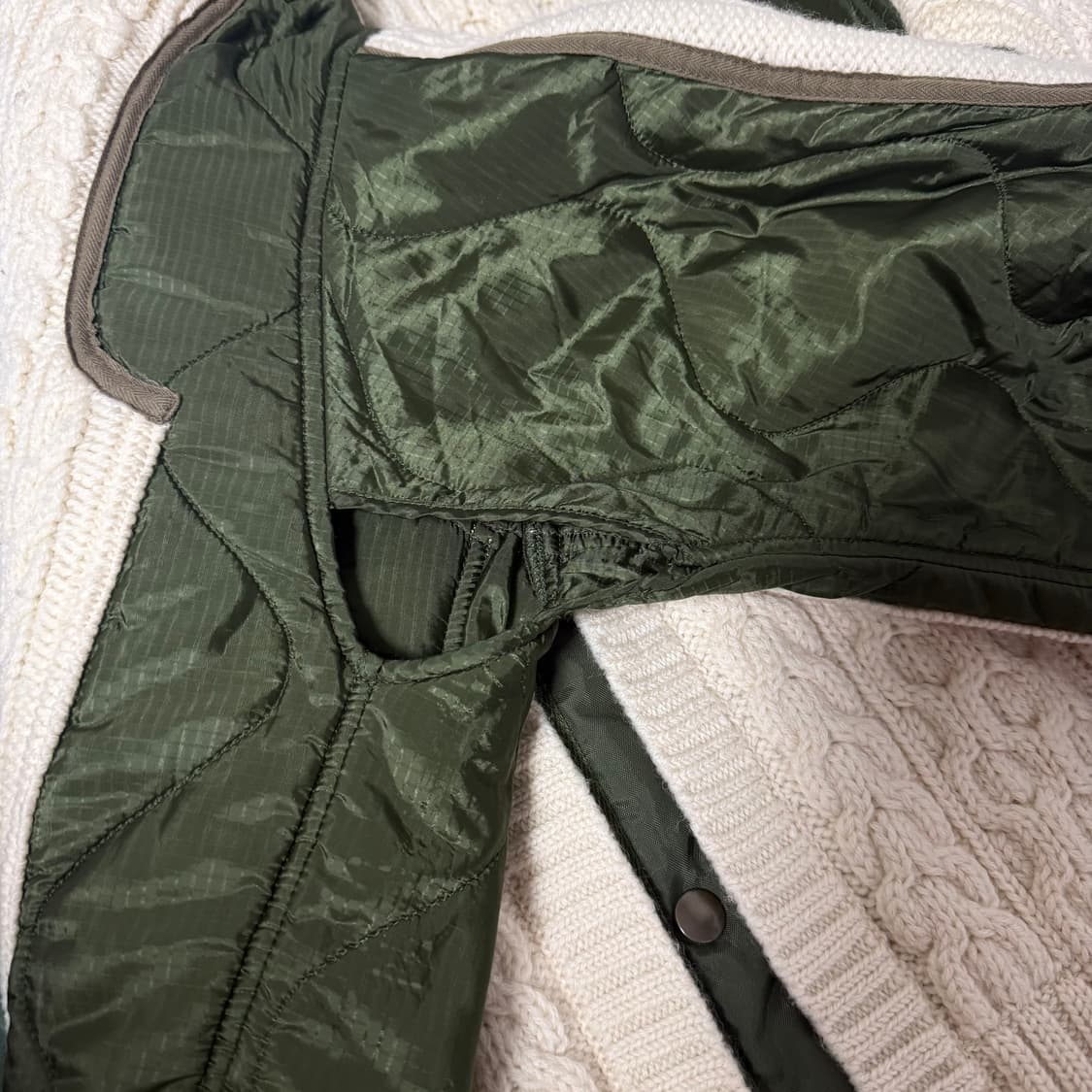 [M]준야와타나베 21AW 니트 도킹 라이너 파카 상품이미지8