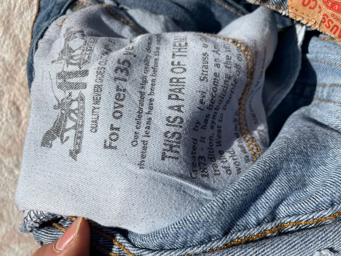 라바이스 550 데님팬츠 상품이미지9