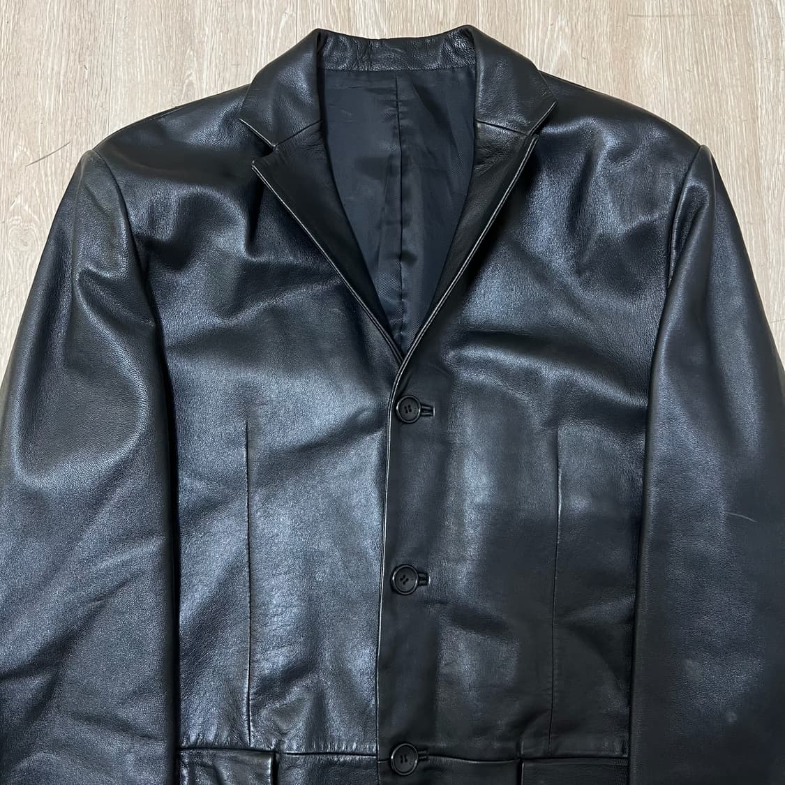 파스토조 남성 천연 양가죽 싱글 가죽자켓 XL/105  상품이미지2