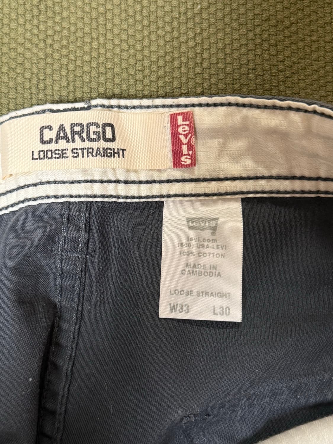 빈티지 리바이스 와이드 카고팬츠 상품이미지2