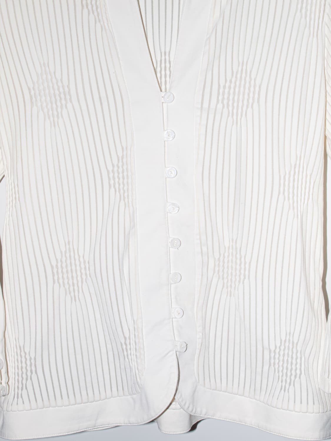 Sheer Stripe Jacquard Shirts 상품이미지6