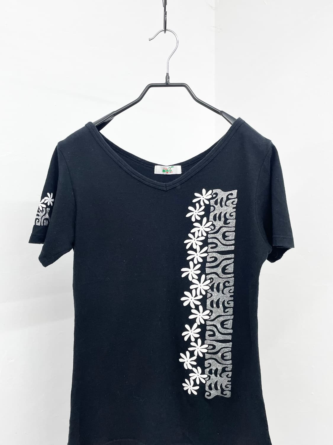 블랙 오리엔탈 패턴 탑 상품이미지4