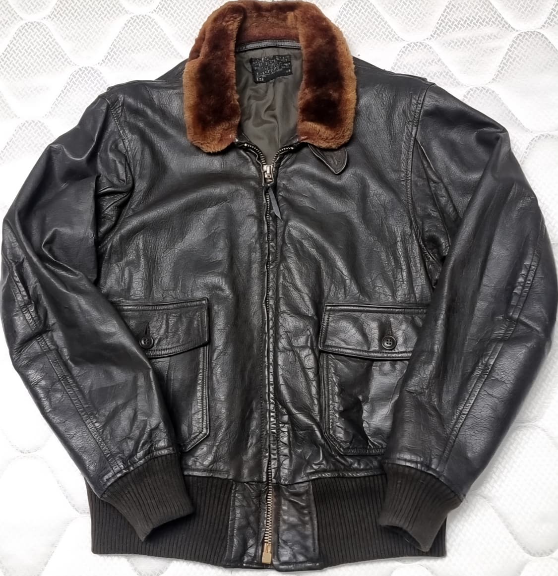 60s Irvin B. Foster에서 제조한 미해군 G-1자켓(42) 상품이미지1