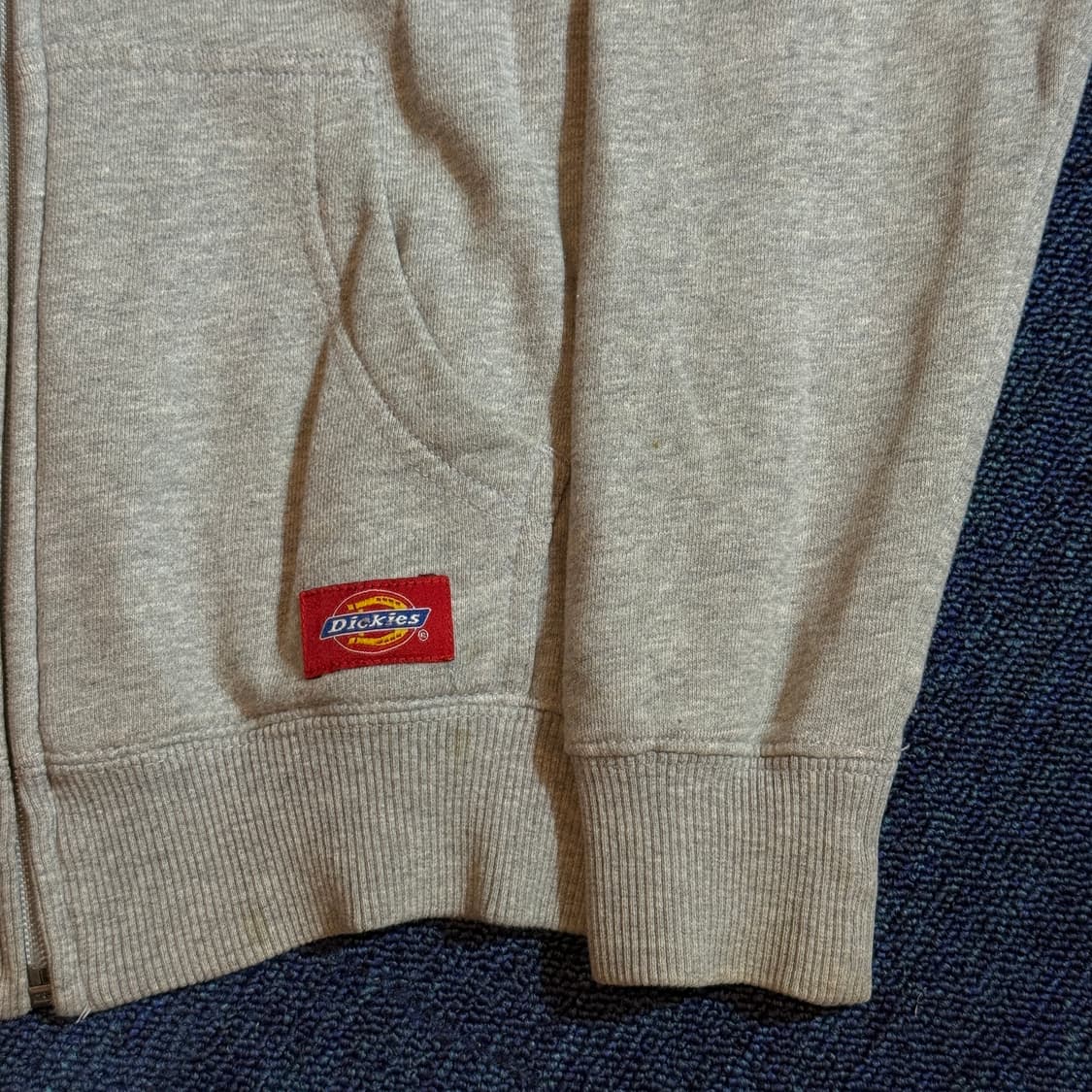 디키즈 기모 후드집업 그레이 상품이미지3