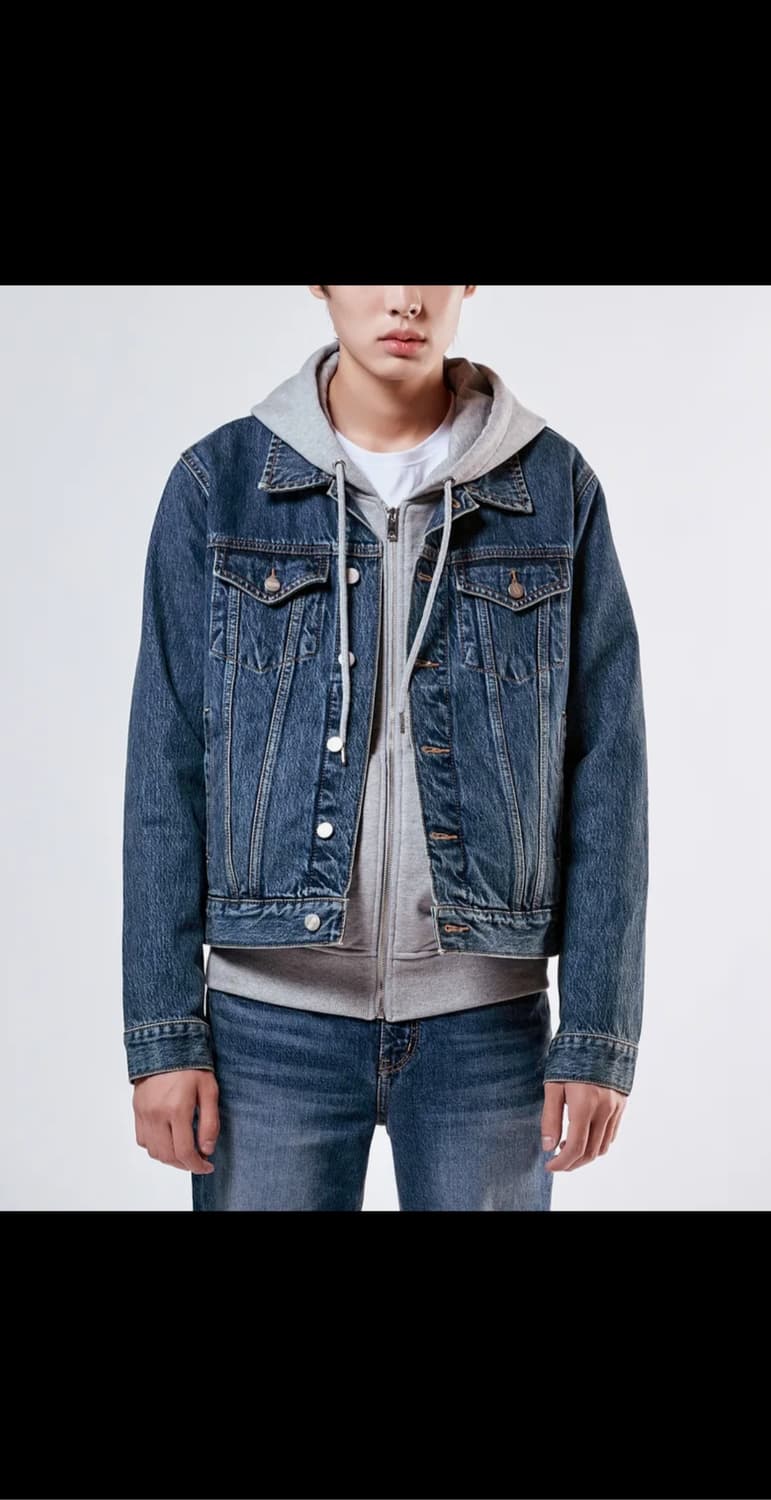 필로그램 클래식 슬림 데님 자켓 상품이미지3