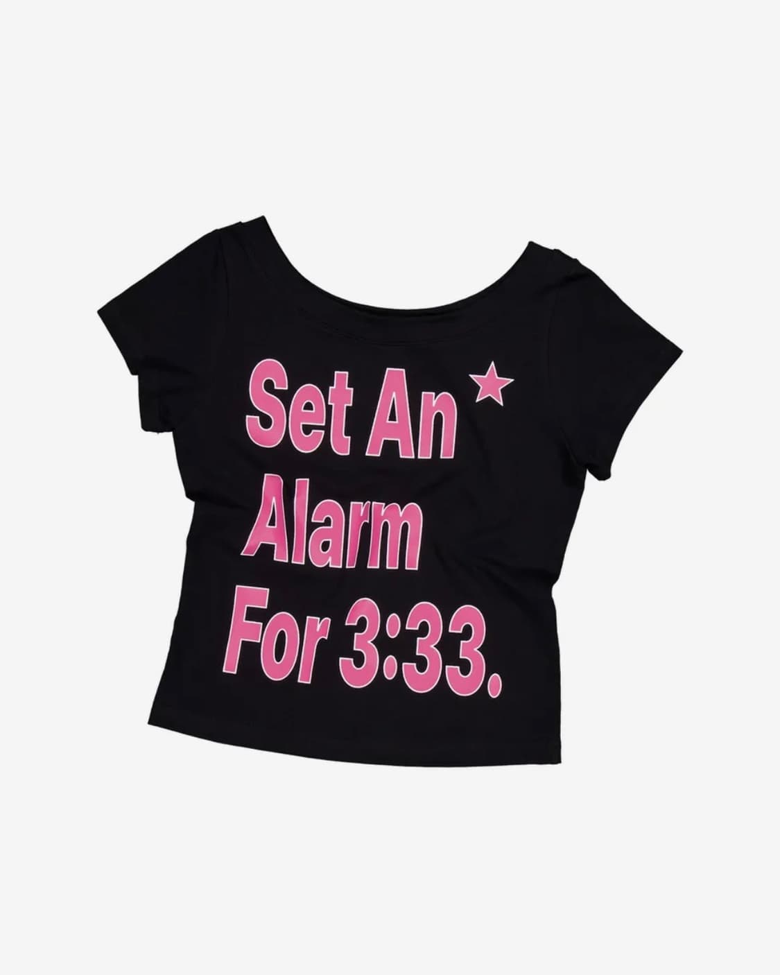셋업이엑스이 ALARM WIDE NECK TOP / BLACK 상품이미지1