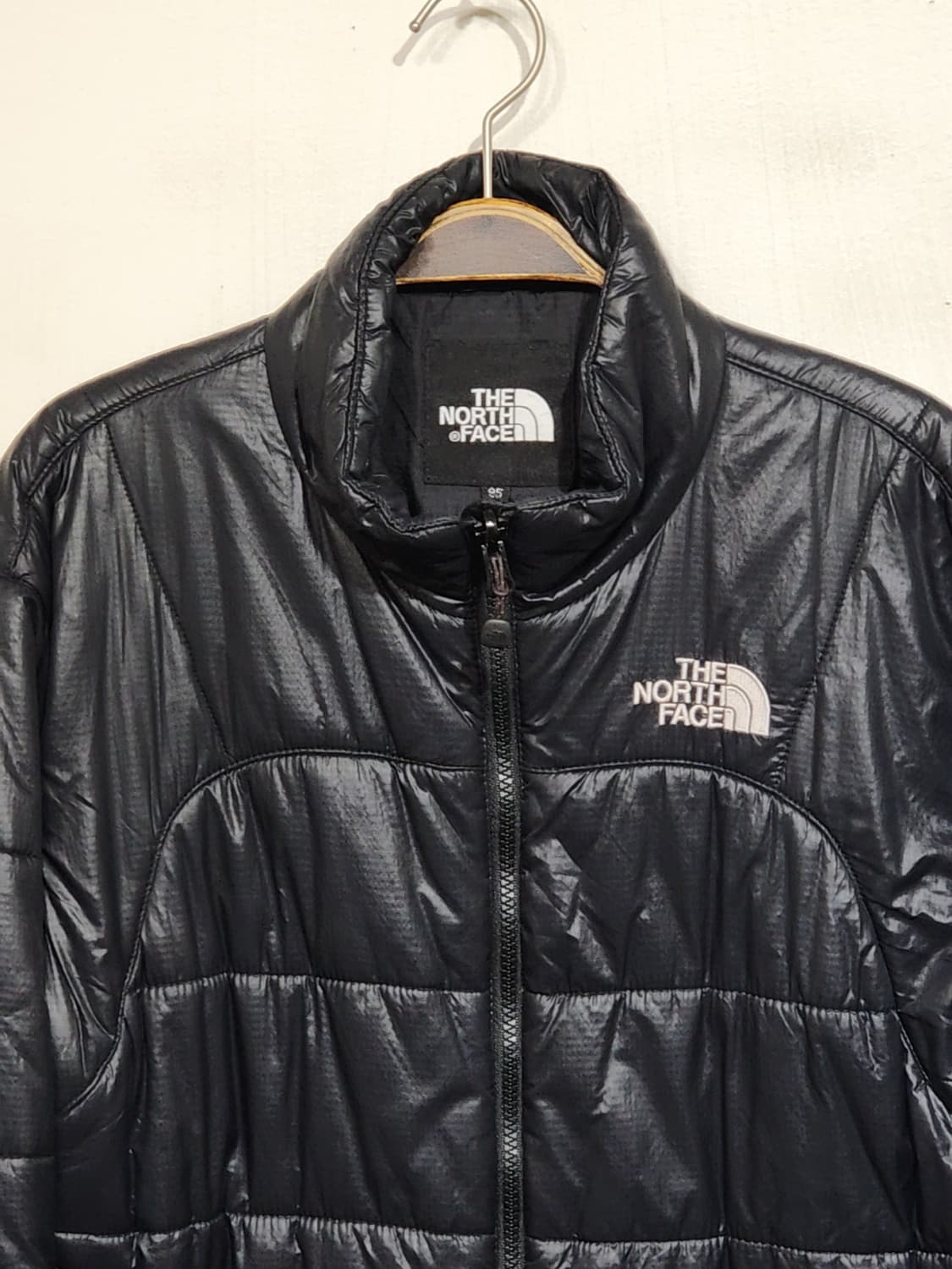 (100) 노스페이스 경량패딩 점퍼 블랙 아웃도어 자켓  상품이미지2