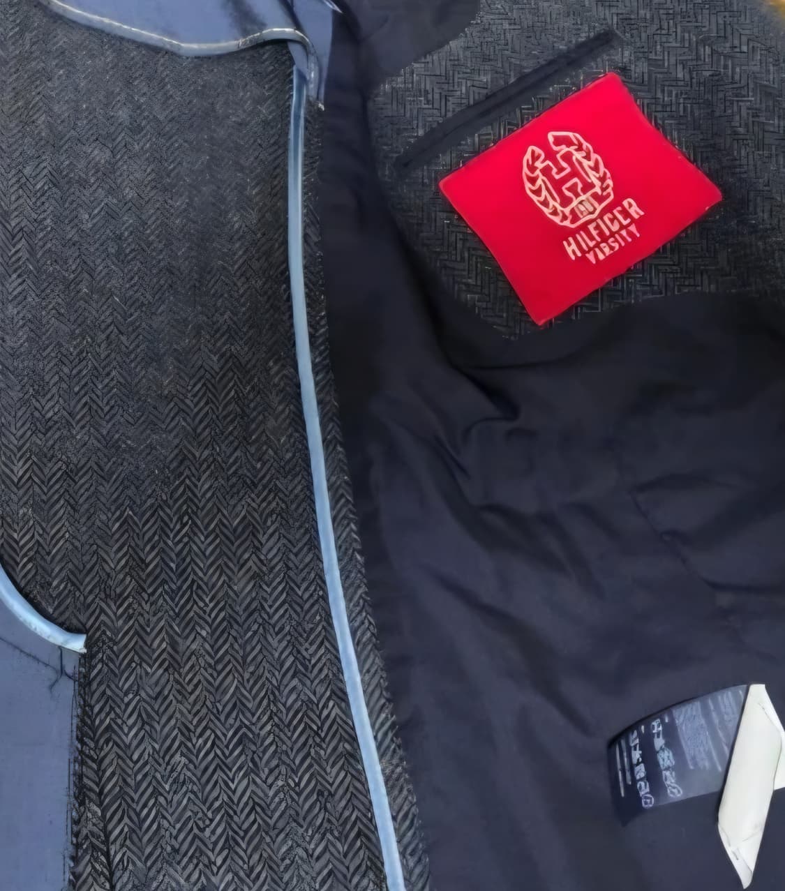 타미힐피거 헤링본 블레이저 46 / 엘보 패치(여자분도착용가능) 상품이미지5