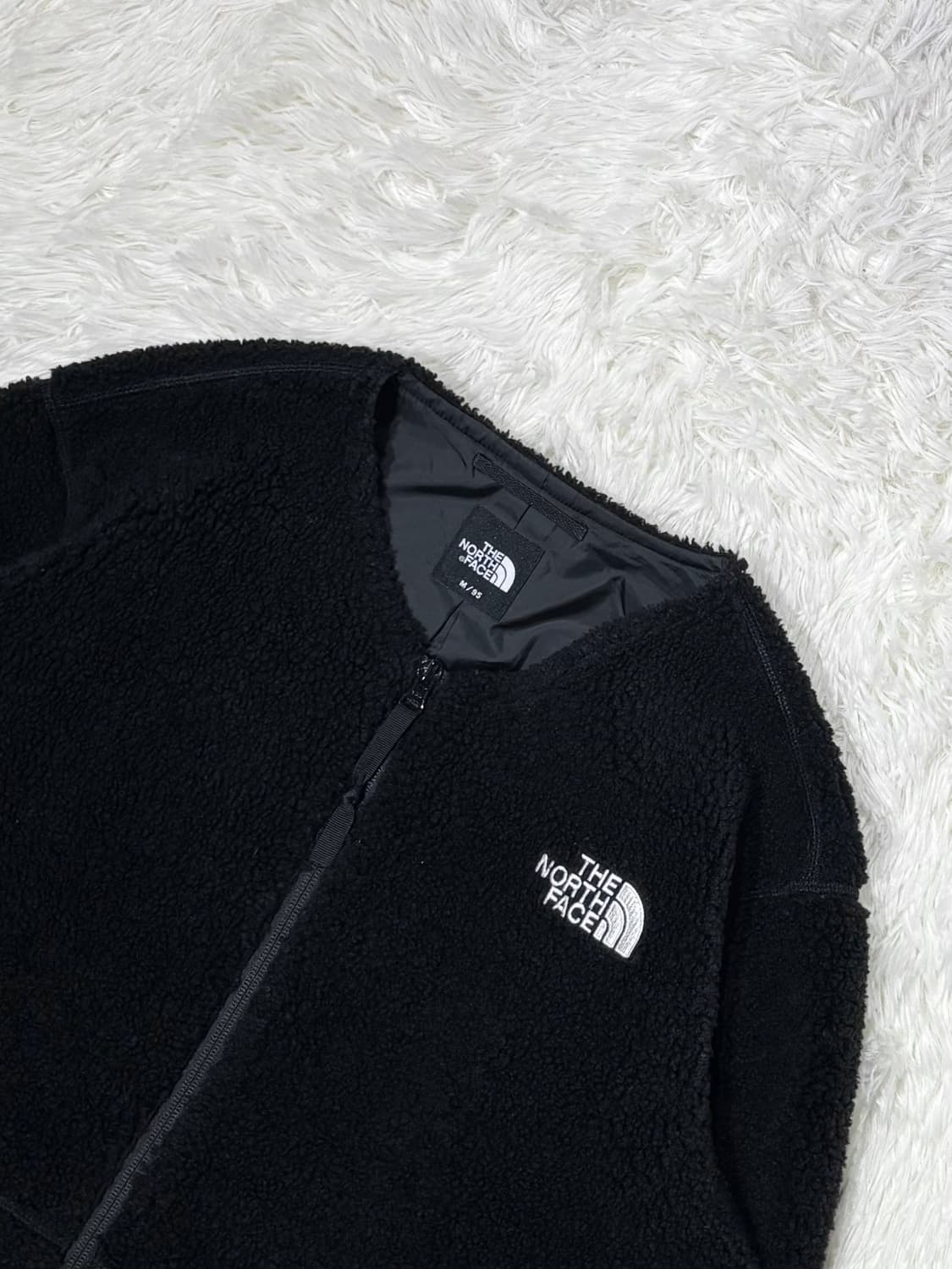 노스페이스 블랙 투웨이 플리스 자켓 상품이미지4