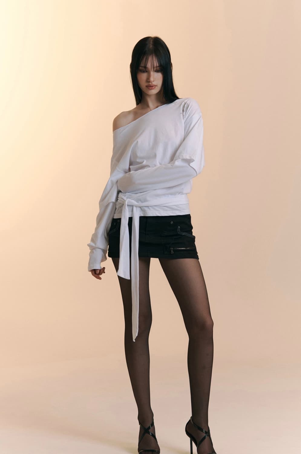 플리즈노팔로우 Noice Tie Long Sleeve Top 롱슬리브 탑 상품이미지6