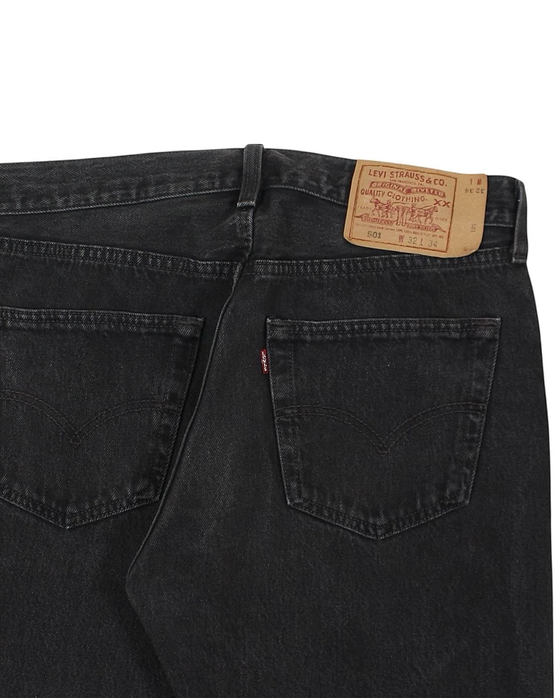 1995 USA 리바이스 501-0660 블랙 데님 팬츠 빈티지 미국제 상품이미지3