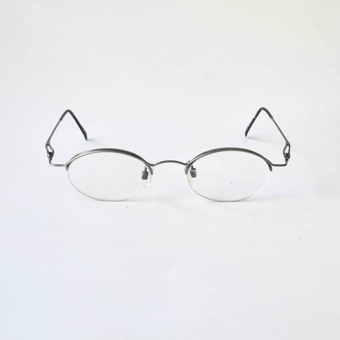 데드스탁 빈티지 오벌형 반무테 안경테 464 상품이미지3
