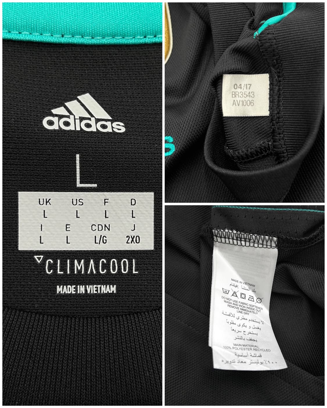 아디다스 17-18 레알 마드리드 어웨이 챔스킷 호날두 상품이미지9