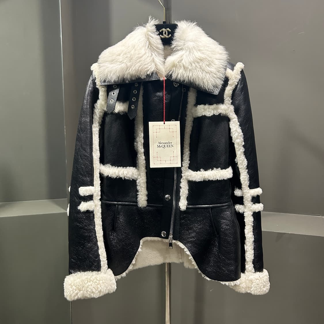 알렉산더 맥퀸 퍼 무스탕 자켓 상품이미지1