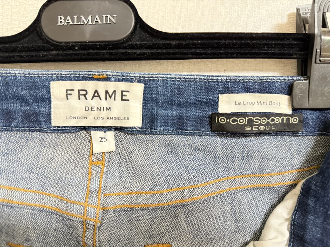 꼬르소꼬모 프레임 세미부츠컷 일자핏 상품이미지6