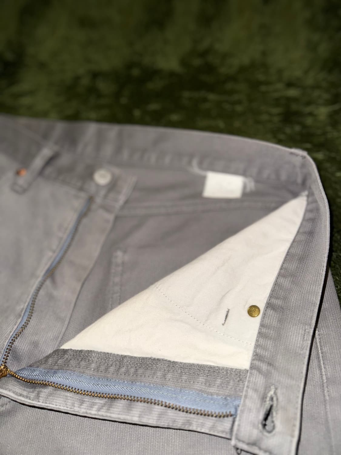 [W31/L34] BEAMS 빔즈 211 오리지널 데님 팬츠 그레이 상품이미지3