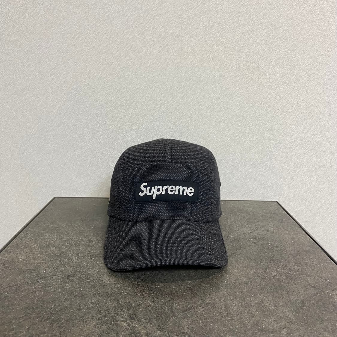 (OS) 슈프림 박스로고 캠프캡 모자 케블라 블랙 상품이미지1