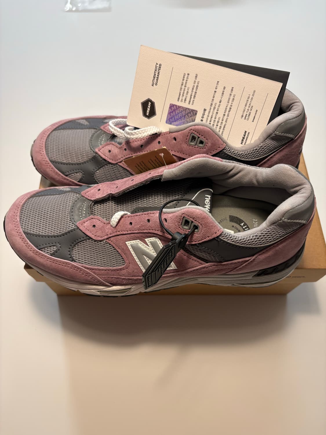 뉴발란스 991 핑크그레이 270 상품이미지1