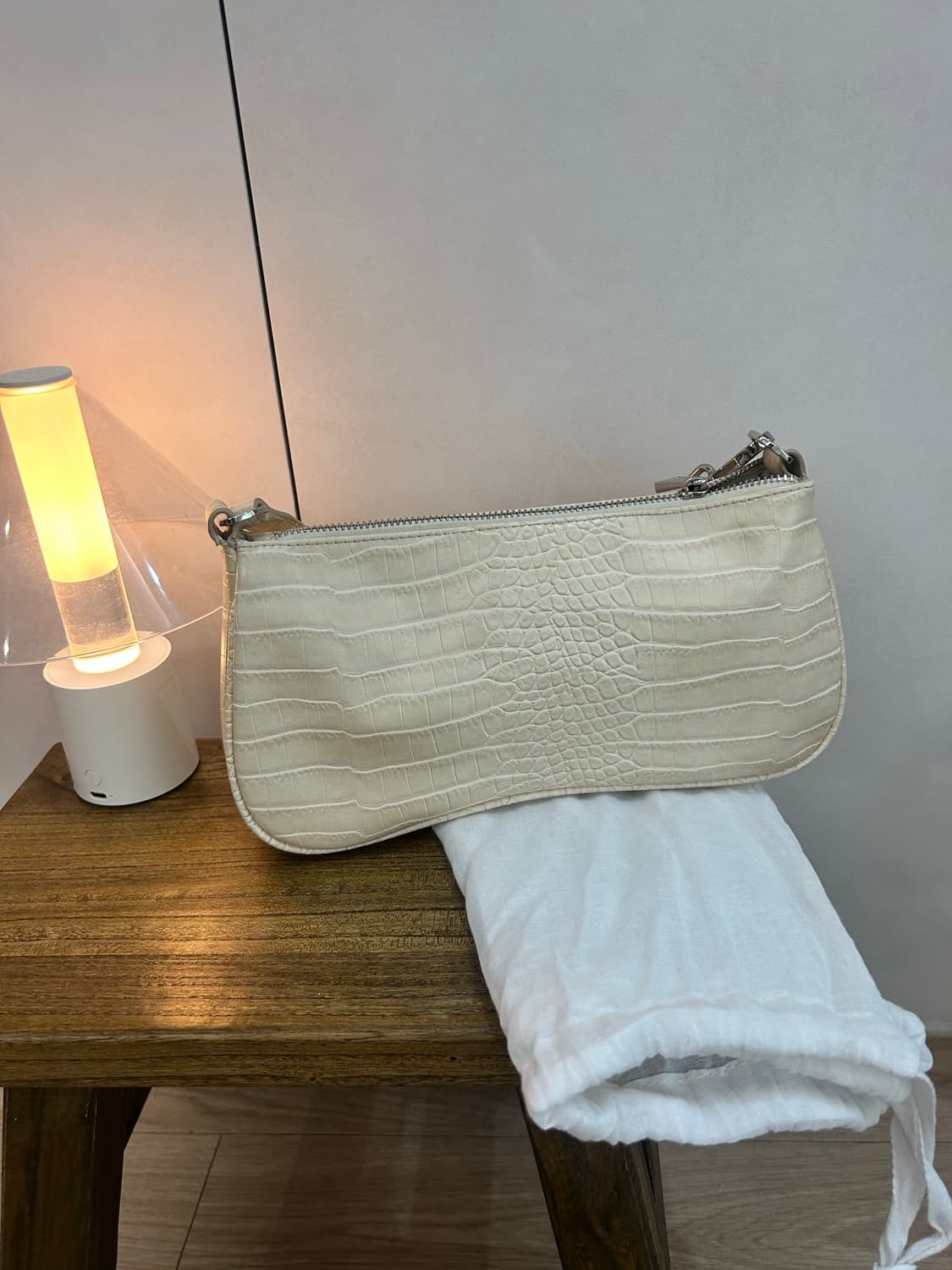 쥬페이 에바 바게트백 아이보리 상품이미지2