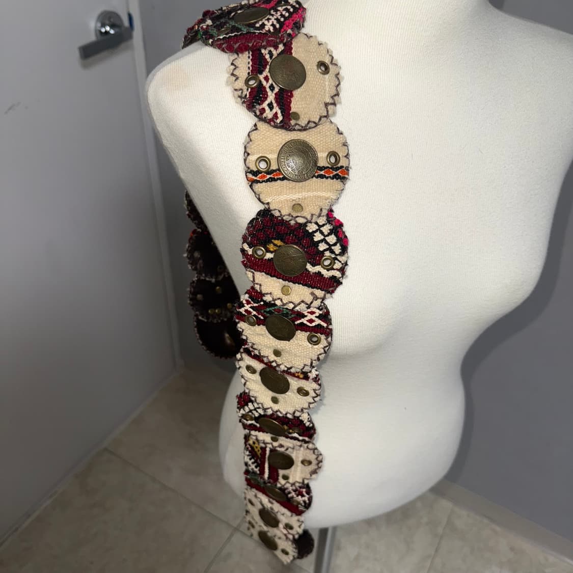 히피 에스닉 패턴 벨트  상품이미지3