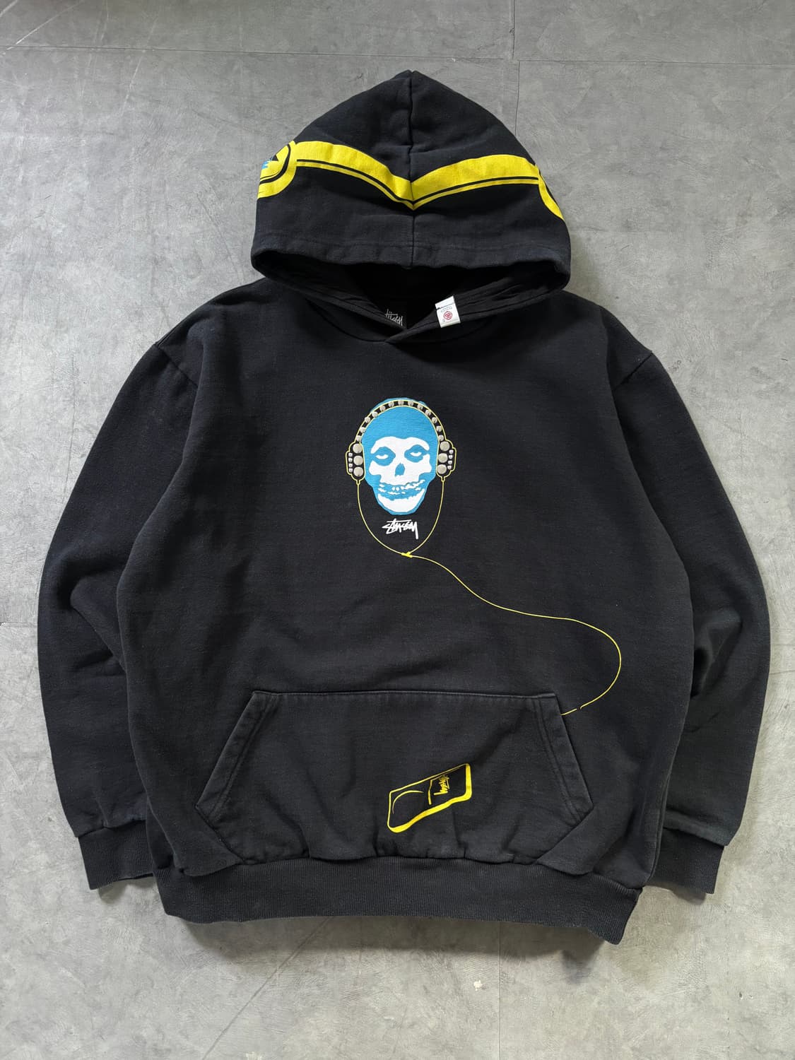 Stussy 스투시 x 미스핏츠 스컬 헤드폰 후드티 상품이미지1