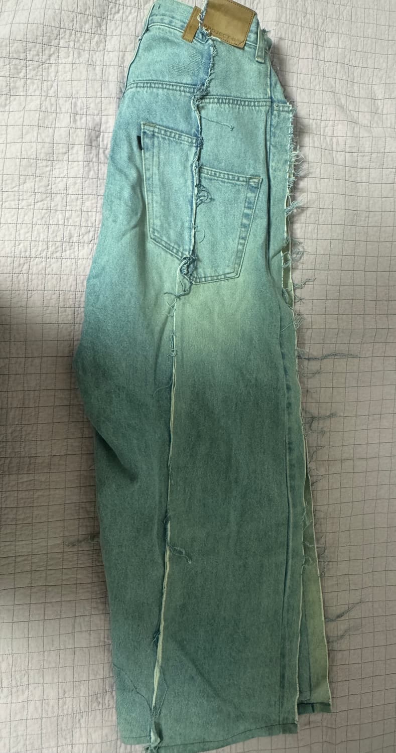 ProjectGR 프로젝트 gr 투 페이스드 데님 팬츠 블루 2 사이즈 상품이미지5