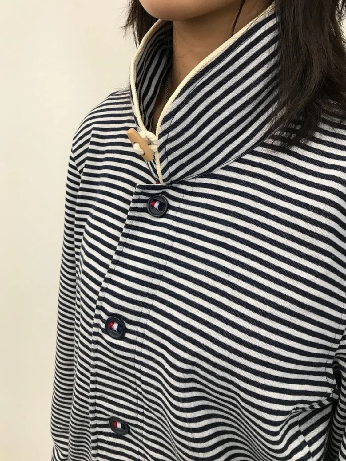 Paul & Co Navy Stripe Button Jacket 상품이미지3