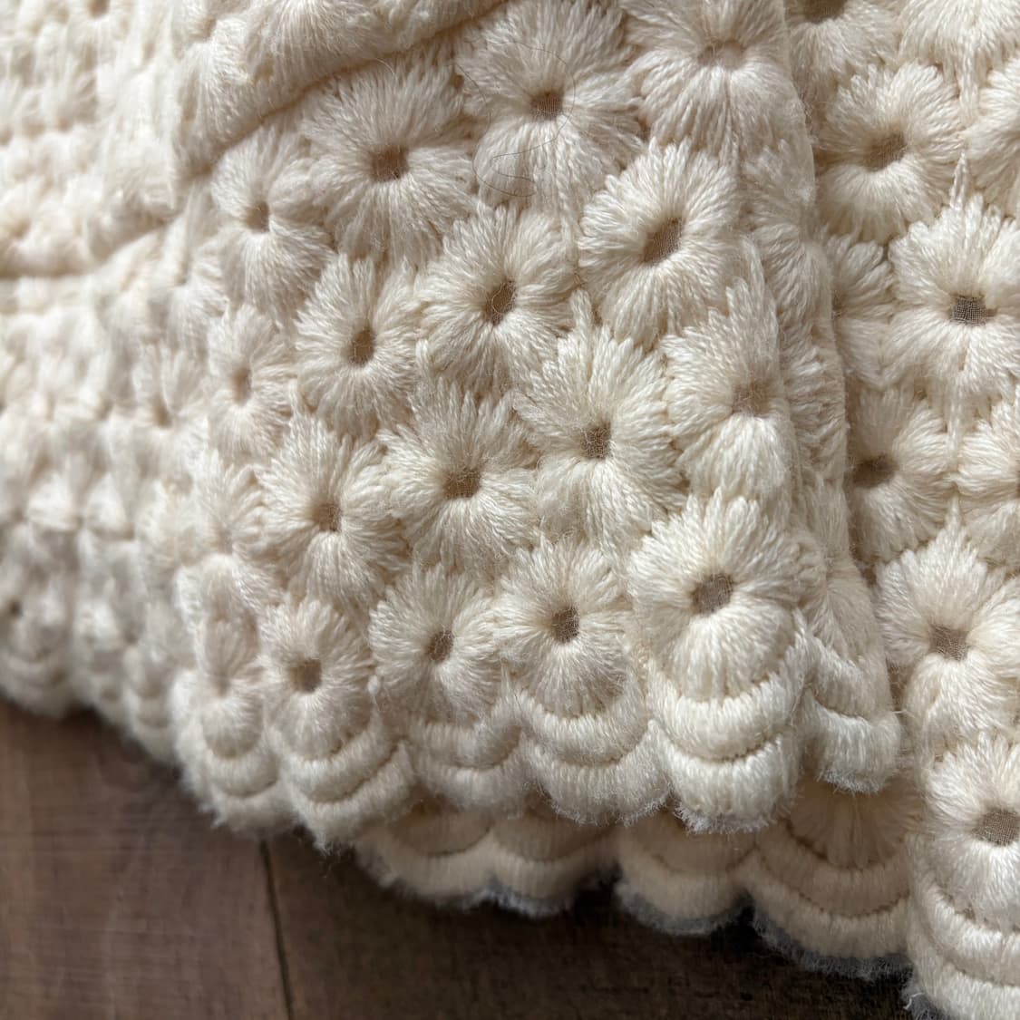 Needlepoint Round Collar Knit 상품이미지4