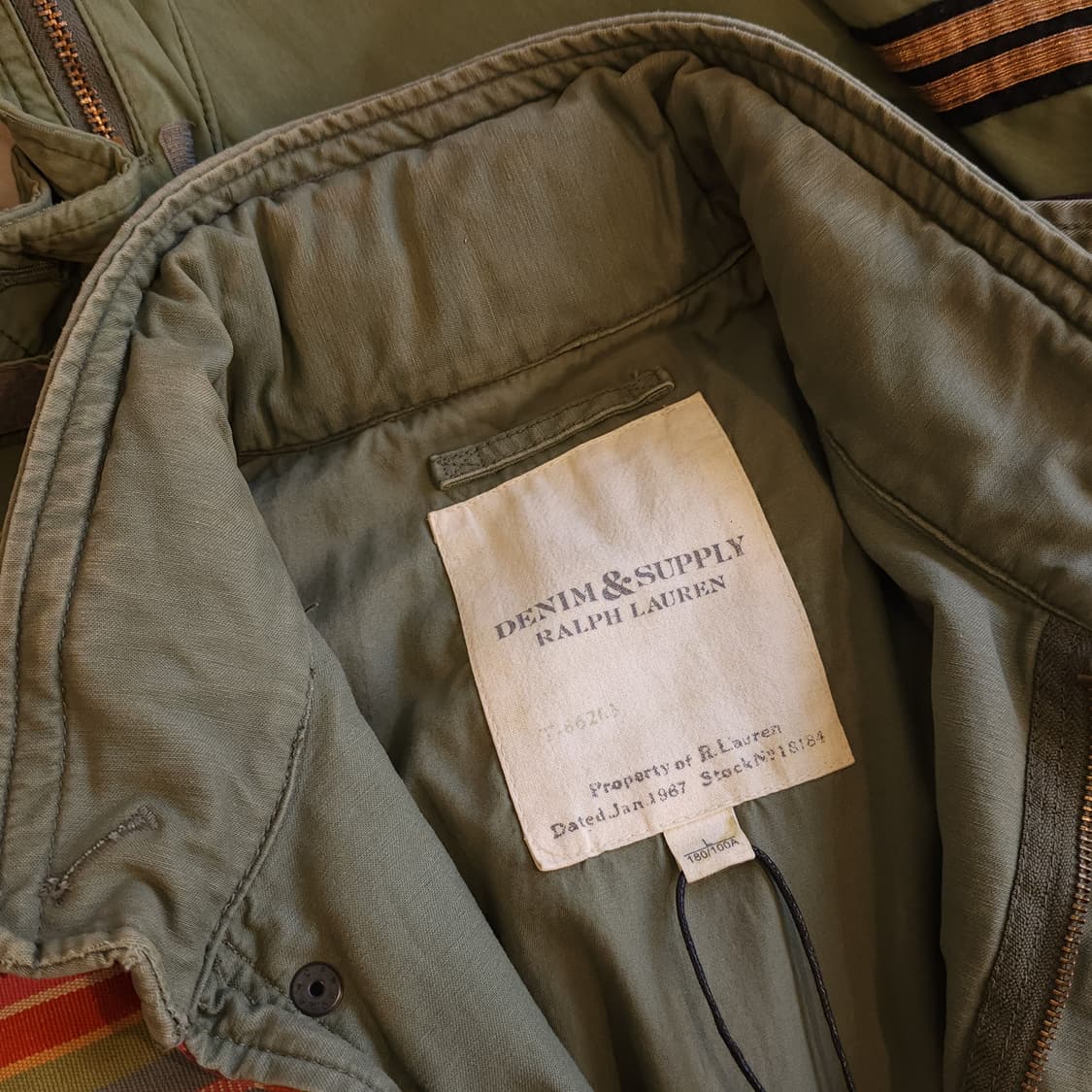 폴로 데님앤서플라이 필드자켓 나바호 패턴 밀리터리 자켓 L 상품이미지10