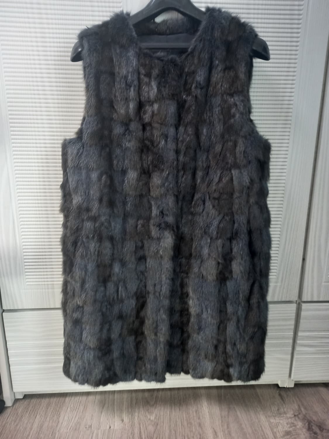 아놀드바시니   리얼 머스카렛+렉스  털  베스트_95사이즈 상품이미지1