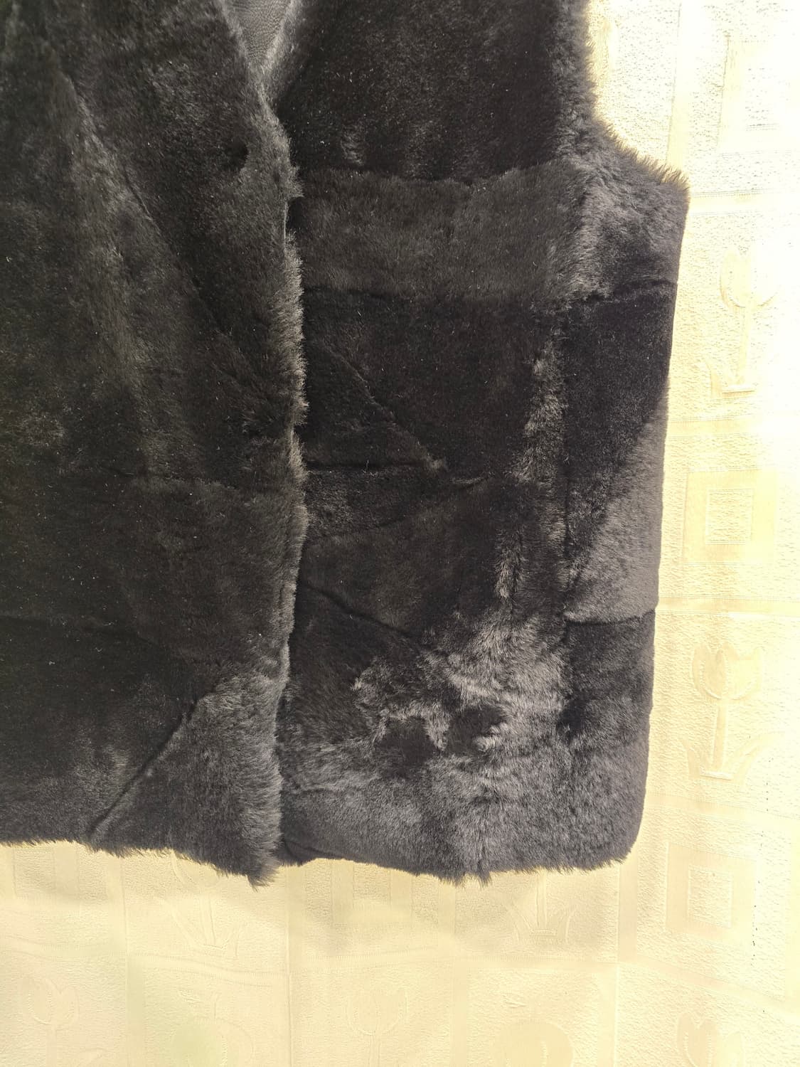 새상품) 안디아타 ANDIATA 양털 양가죽 조끼 베스트 프리사이즈 상품이미지3