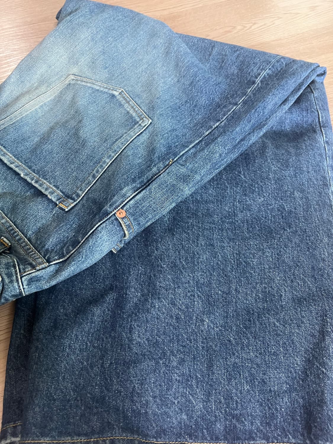 M) 니들스 H.D. 팬츠 12oz 데님 인디고 상품이미지4