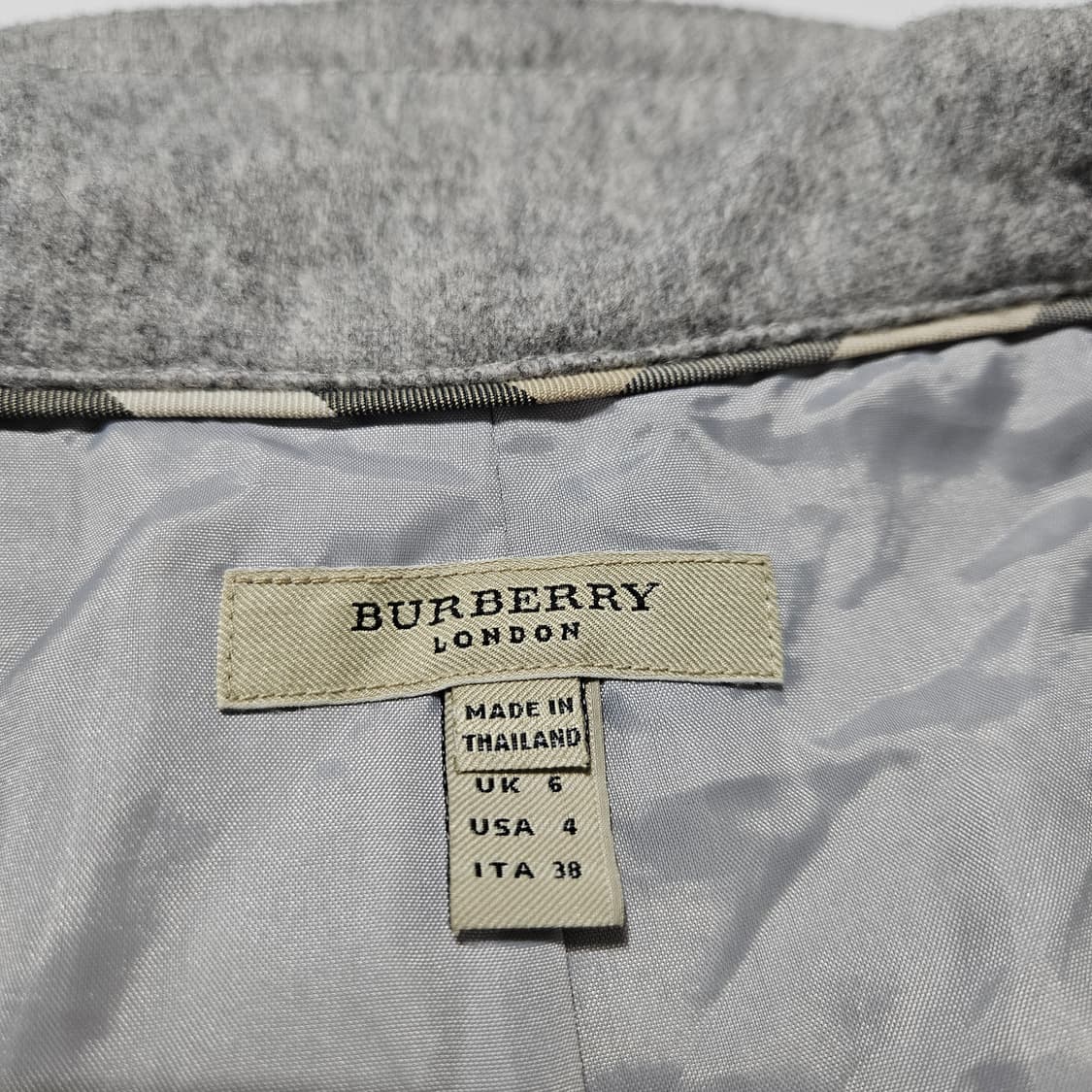 버버리 벨티드 반팔 원피스[S] 상품이미지5