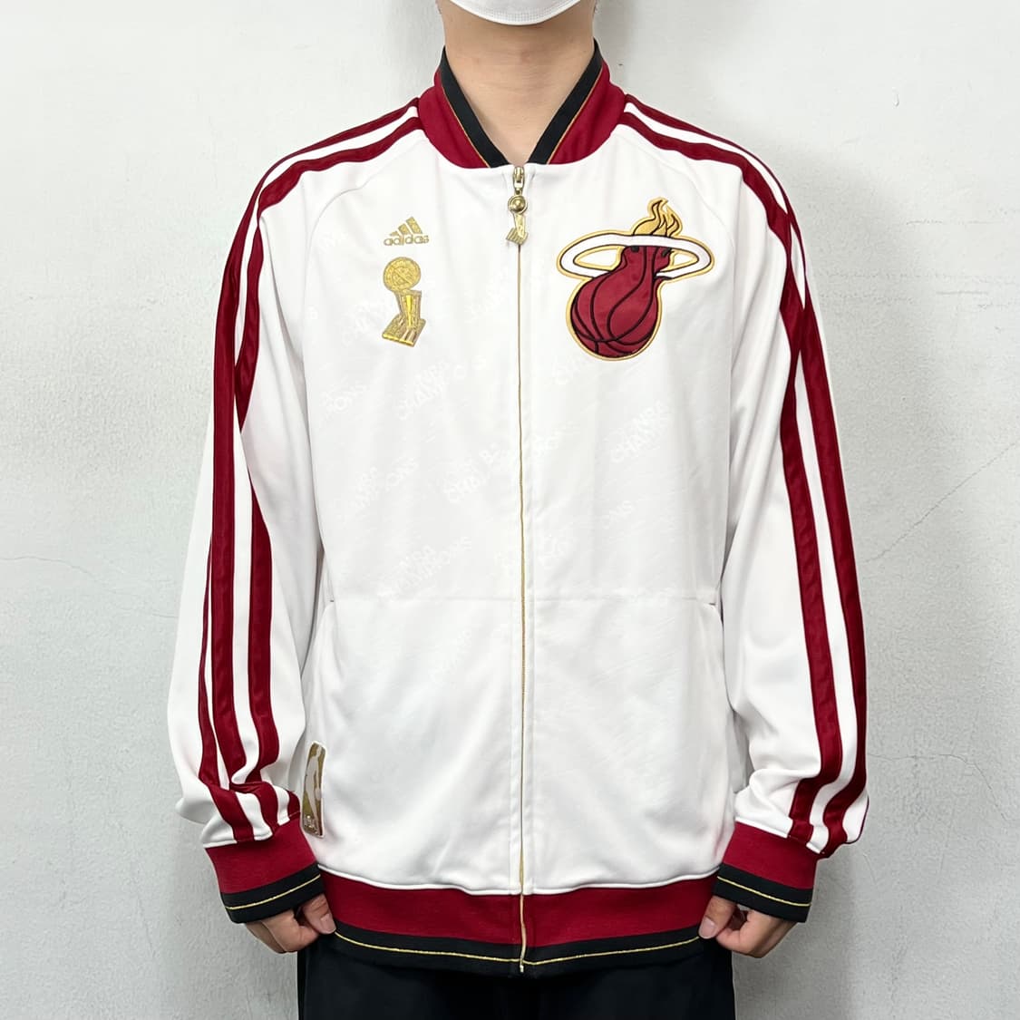 아디다스 NBA 마이애미 챔피언쉽 풀집업 트랙탑 져지 자켓 상품이미지3