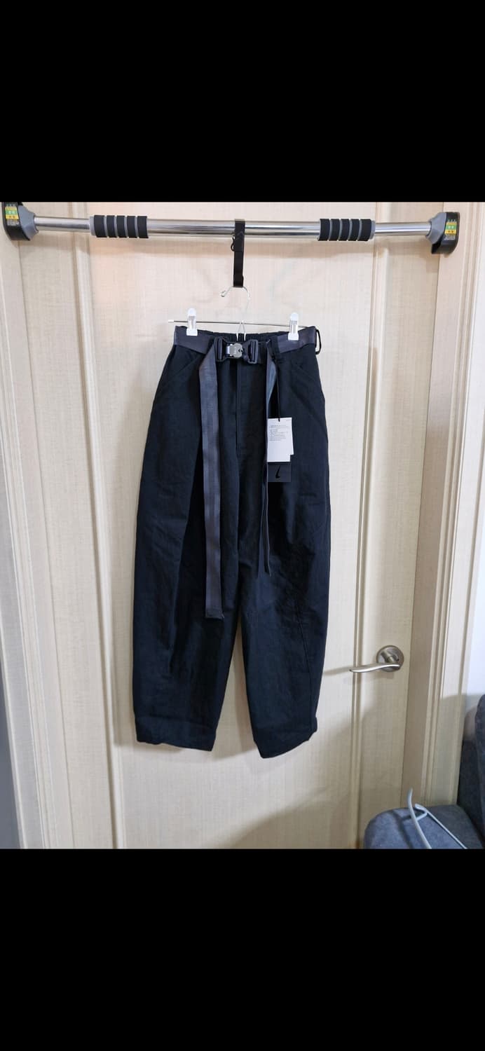 나이키 랩 ISPA 이스파 더블 버클 팬츠 블랙 M 상품이미지1