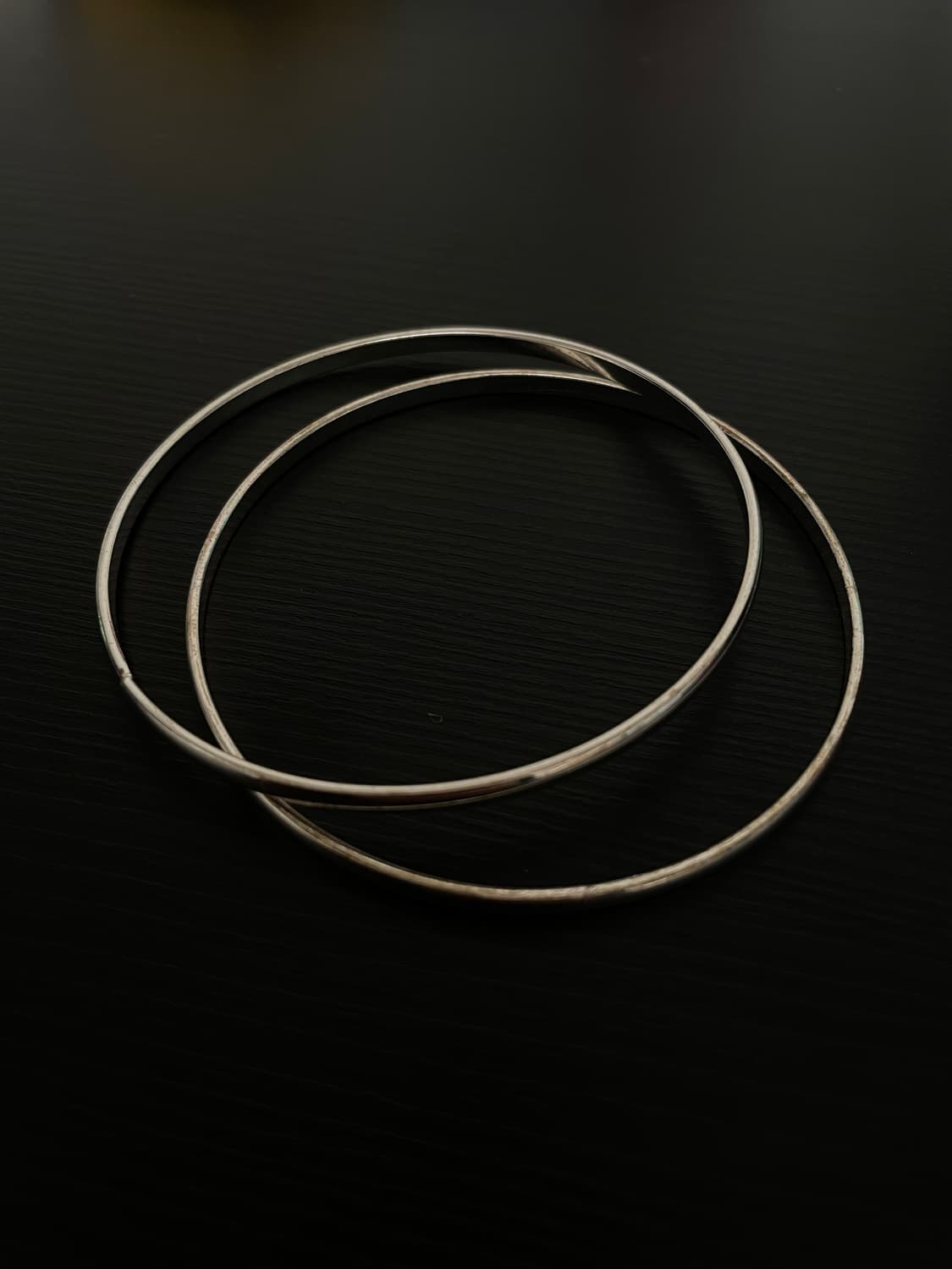 빈티지 오리엔탈 히피 실버 뱅글 팔찌 일괄 상품이미지2