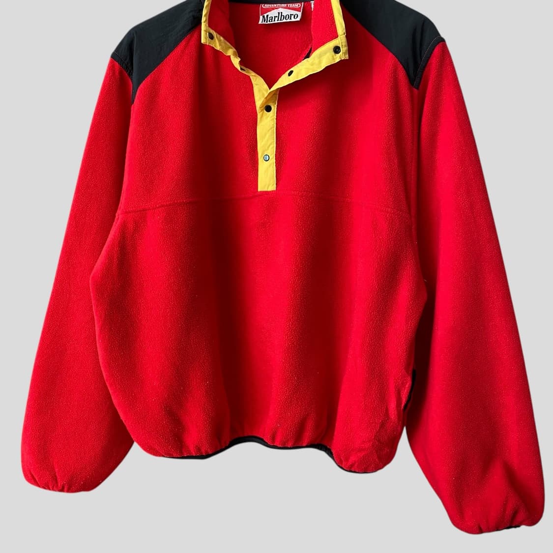 (L)90s Marlboro 말보로 후리스 스냅 풀오버 상품이미지4
