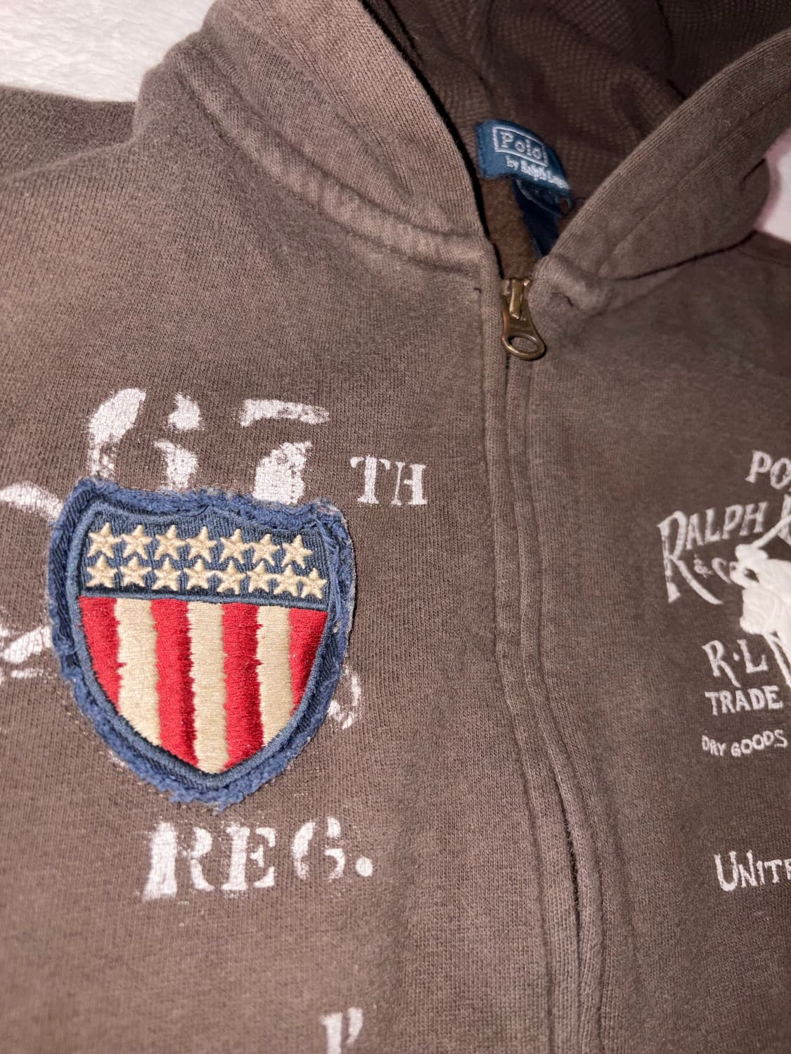 폴로 빅포니 성조기 후드집업 상품이미지3