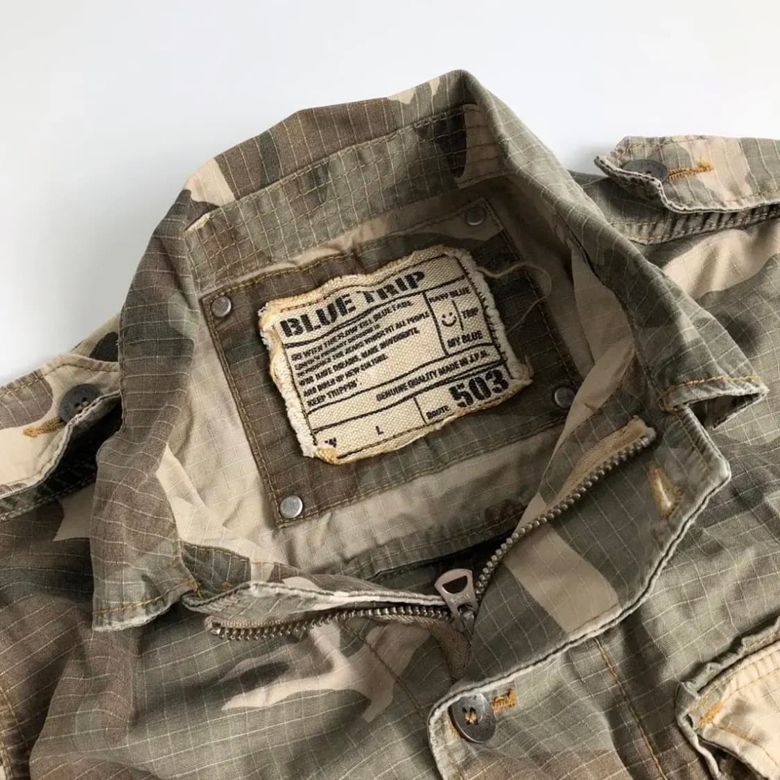 밀리터리 카모 필드자켓 상품이미지2