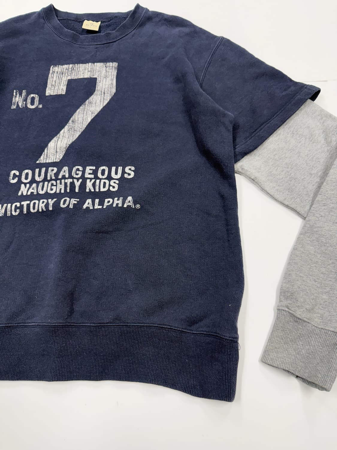 빅토리 오브 알파 No.7 레이어드 스웻셔츠 상품이미지6