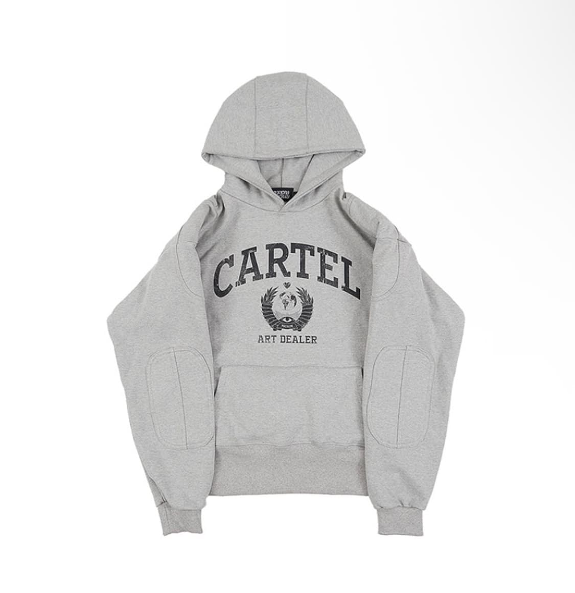 CARTEL SHOULDER PADDED HEAVY TERRY HOODI 상품이미지2