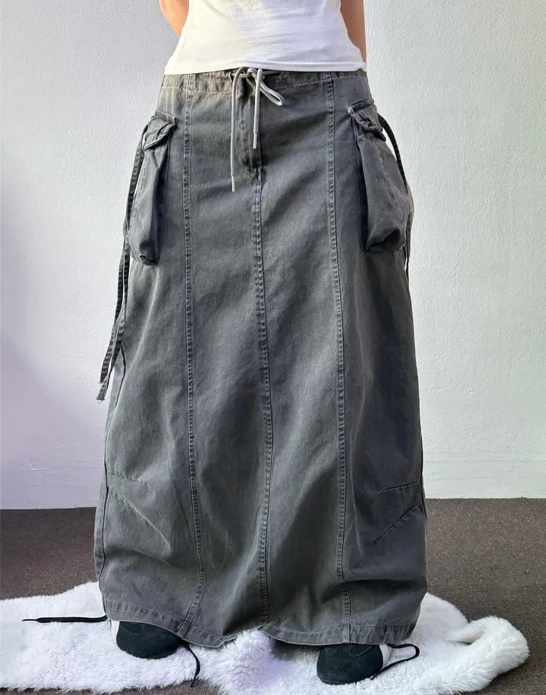 펑크 롱스커트 상품이미지1