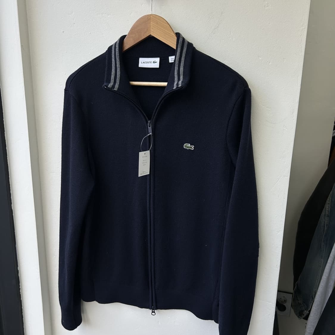 15825 - 라코스테 울 니트 집업 (울 100%) 상품이미지2