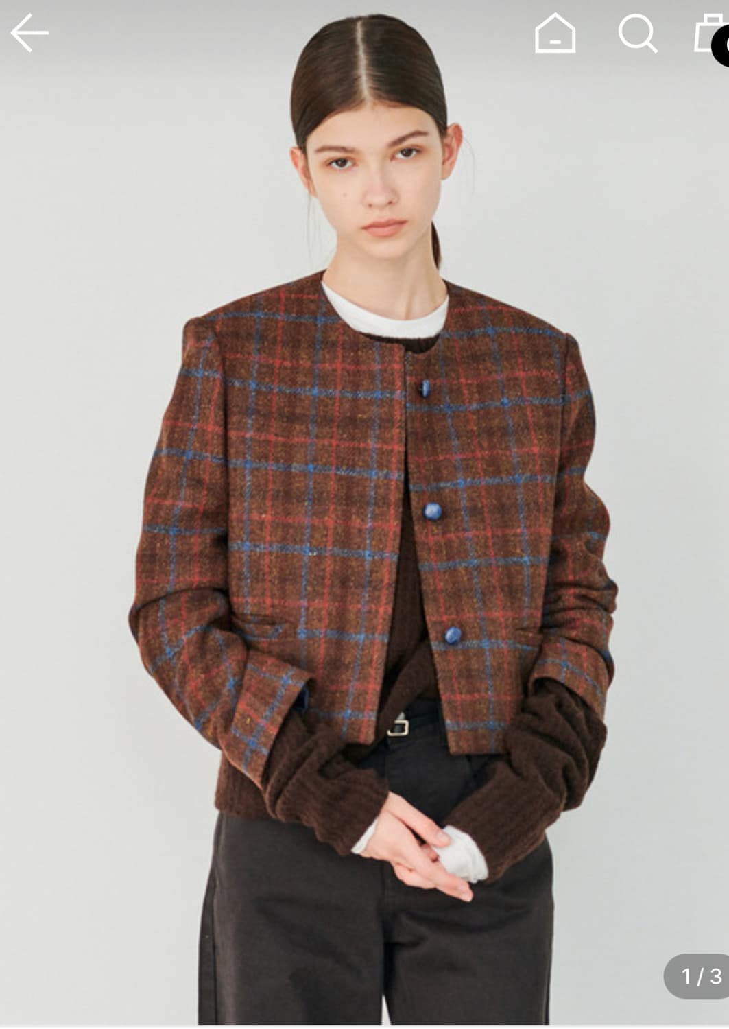 GBH 해리스 트위드 숏자켓 상품이미지1