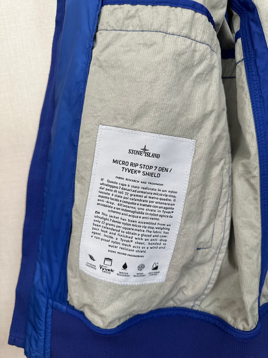 스톤아일랜드 마이크로랩스 자켓 M(90-95) 상품이미지8
